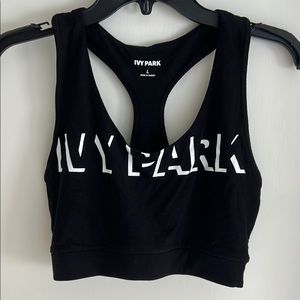 Ivy Park Black Sports Bra